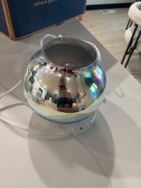 Iridescent Reflective Glass Orb scentsy warmer
